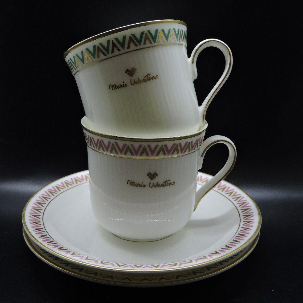 Mario Valentino - Momoyama Coffee Cup / Saucer Set (Set of 2)